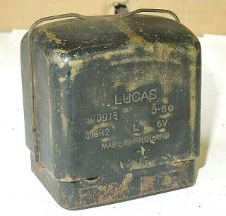 Lucas Mcr2 6v Voltage Regulator Suit Bsa Ajs Matchless Ariel Norton Vintage
