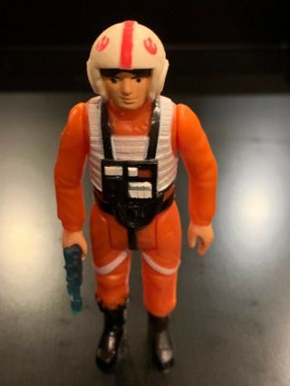 Vintage Luke Skywalker X - Wing Pilot Star Wars Action Figure 1978 China Complete