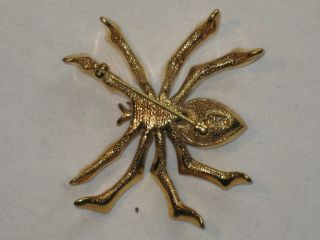 Attwood & Saywer Signed Vintage Spider Brooch 4