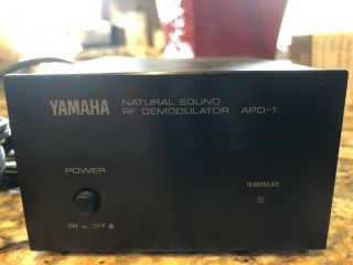 Yamaha Apd - 1 Rf Laserdisc Demodulator But Not For Years