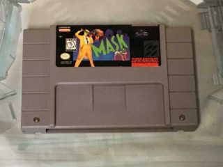 Nintendo Snes The Mask Game Authentic Vintage