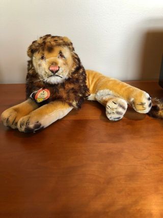 Vintage Steiff Leo The Lion Stuffed Animal