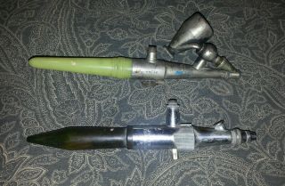 2 Vintage Paasche Airbrush Type H 3 And No.  1483 Pens