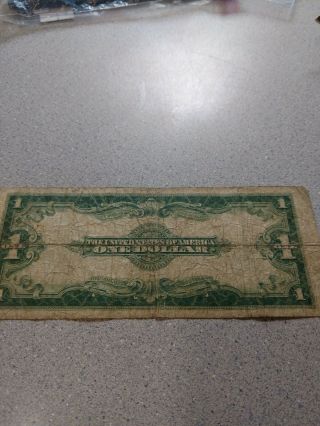 $1 1923 Horse Blanket Large Silver Certificate dollar M15950088D bill vintage 2