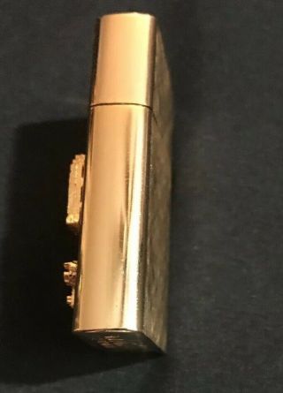 THE SANDS Las Vegas Vintage 14K Gold Plated Florentine Cigarette Lighter USA 4