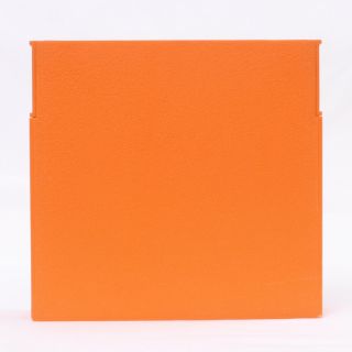 Vintage Orange 5.  25” Floppy Disk Case Box Storage Container (5 1/4”) 3