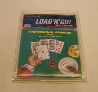 Rare Professional Gambler (draw Poker / Baccarat) For Commodore 64/128