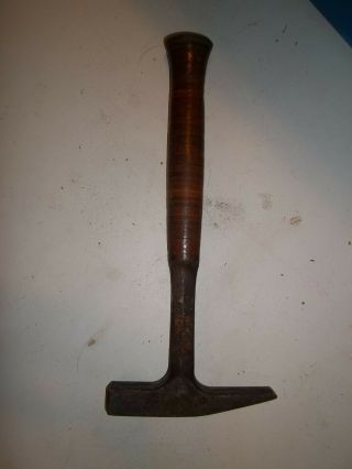 Vintage Malco Leather Gripped Setting Hammer