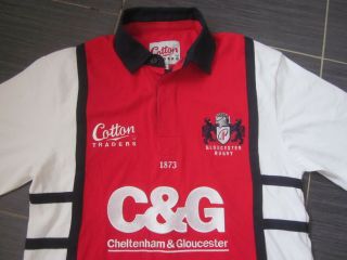 New/unworn Mens Vintage Gloucester Rugby 2005/07 C&g Home Rugby Shirt (s)