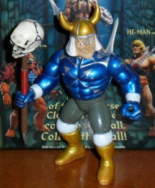 Vintage He Man Heman Ko Bootleg Mannix Overtop Man Warrior Two Face Monster