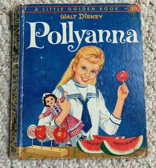 Walt Disney Pollyanna A Little Golden Book 1960 With Hayley Mills Edition B Vtg