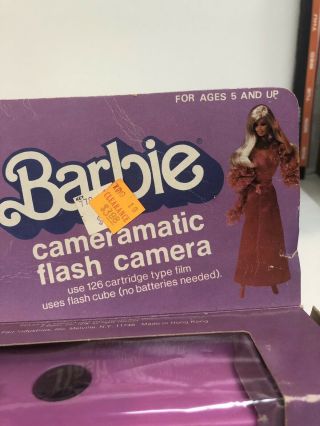 Vintage 1978 Superstar Barbie Toy 126 Film Camera Model 8503 3
