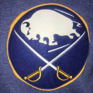 Men’s VTG NHL Buffalo Sabres Hockey Jacket Mitchell & Ness Medium Stitched EUC 7