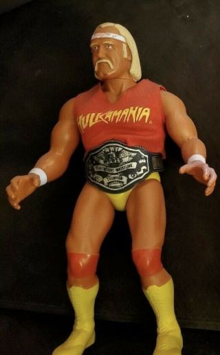 16” Hulk Hogan Ljn Wwf Wwe Wrestling Figure Belt Shirt Vintage