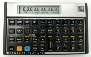 Hewlett Packard HP Scientific Calculator HP 11C & Case,  Great 2