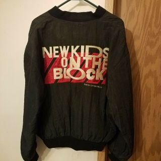 Kids On The Block Nkotb Vintage Hanging Tough Tour Jacket Size Large