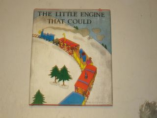 The Little Engine That Could,  By Watty Piper - 1930 - Vintage H/c Book