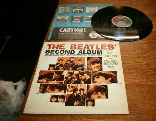 The Beatles Second Album - 1964 US Mono 1st Press T - 2080 LP Vintage Record 2