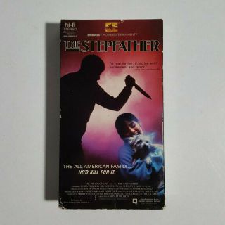 Vtg The Stepfather 1987 Vhs Thriller Slasher Embassy Home Entertainment