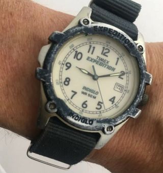 Timex Expedition Indiglo Watch Wr 50m Gents Watch Vintage