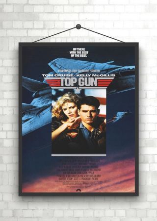 Top Gun Tom Cruise Vintage Classic Large Movie Poster Print A0 A1 A2 A3 A4