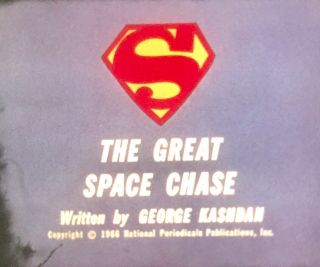 Vintage 1968 Superman “The Great Space Chase” 16mm Film Cartoon 2