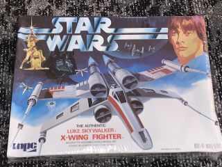 Vintage 1977 1978 Star Wars Luke Skywalker X - Wing Fighter Model Factory