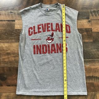 Vintage Cleveland Indians T - Shirt Tank Top Size Med Chief Wahoo 90s Jacobs Field 4