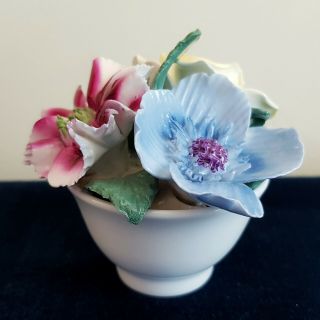 Vintage Crown Staffordshire Flower Bouquet Fine Bone China Handcrafted England