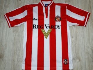 Authentic Vintage Asics Sunderland Home Shirt 1999/2000 S