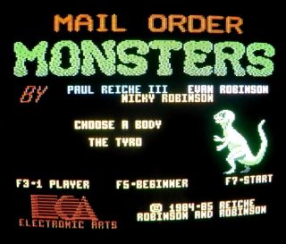 Commodore 64/128: Mail Order Monsters - C64 Disk - - Electronic Arts