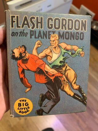 Vtg 1935 Flash Gordon On The Planet Of Mongo 1110 Big Little Book Comic Whitman