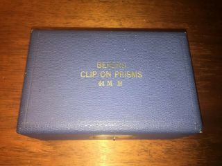 Vintage Berens Trial Lens Clip - On Prism Set,  Optometry,  Ophthalmology,  Optical