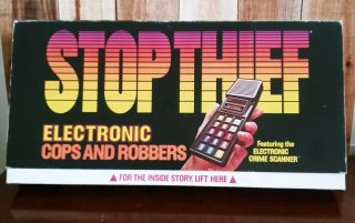 Stop Thief Vintage Parker Brothers Board Game - Complete