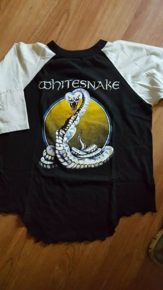 Authentic Whitesnake 1988 Tour Concert Jersey Shirt - X - Large Vintage