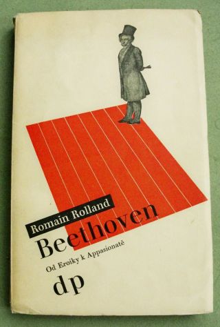 Ladislav Sutnar 1932; Romain Rolland: Beethoven; Typography,  Cover (rare)