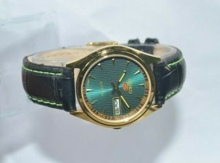 Vintage Seiko 5 Gold Plated 17 Jewels D&d 6309 - 601a Automatic Men 