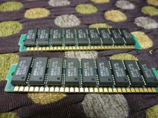 Oki 30 - Pin 2x 1mb 9 Chip Simm Memory Dram Pc 386 486