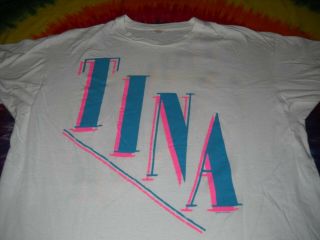 Tina Turner Private Dancer Pink Vintage 1984 Concert T - Shirt - Xxxl - Nr