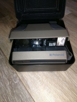 Vintage Polaroid Spectra System Instant Film Camera W/ Case & Strap