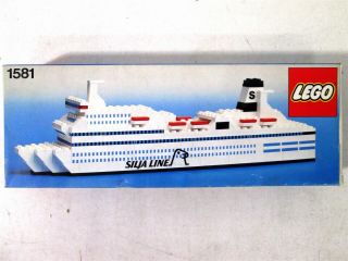 Lego 1581 Silja Line Ferry Box With Instructions Authentic Vintage Lego 1981 Box