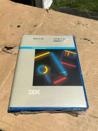 1987 Ibm Dos 3.  30 Disk Operating System 3.  5 " & 5.  25 " Diskettes