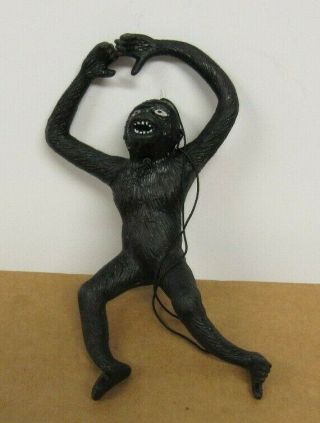 Vintage Ape Man Monster Rubber Oily Jiggler Figure With String Hong Kong