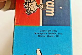 VINTAGE Box & Instructions MONOGRAM U.  S.  ARMY EAGER BEAVER 2 1/2 TON 1956 2