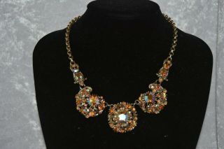 Vintage Costume Jewellery Necklace Signed Exquisite