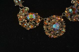 VINTAGE COSTUME JEWELLERY NECKLACE SIGNED EXQUISITE 4
