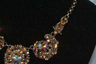 VINTAGE COSTUME JEWELLERY NECKLACE SIGNED EXQUISITE 5
