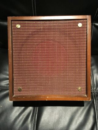Vintage Norelco Speaker Model 9777 M - 8” Dual Cone Loudspeaker - In Wood Case