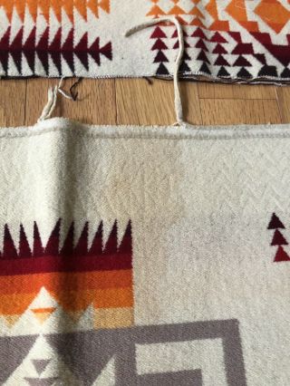 Pendleton Remnants Blanket Fabric Chief Joseph Vintage 7