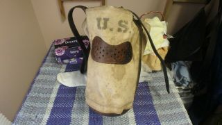 Vintage Early Pre Wwi U.  S.  Cavalry Horse Feed Bag